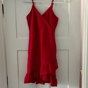 Red, never worn, Lulu’s Dress